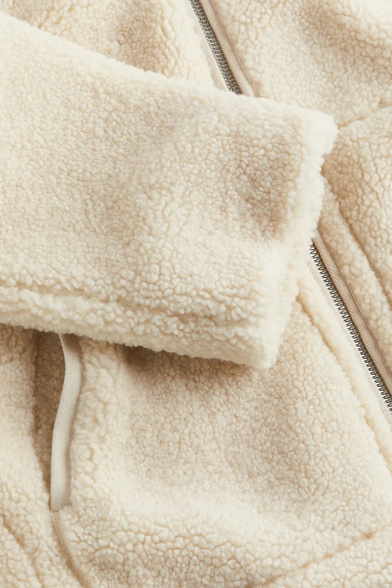 Talia | Cozy Women's Teddy Jacket with Zipper