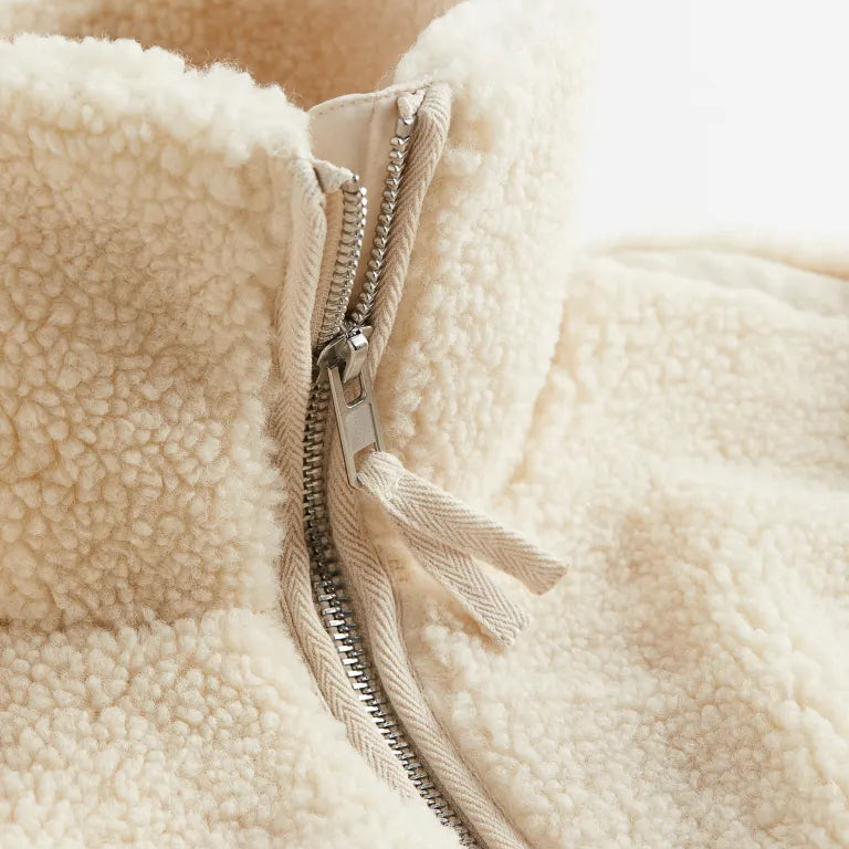 Talia | Cozy Women's Teddy Jacket with Zipper