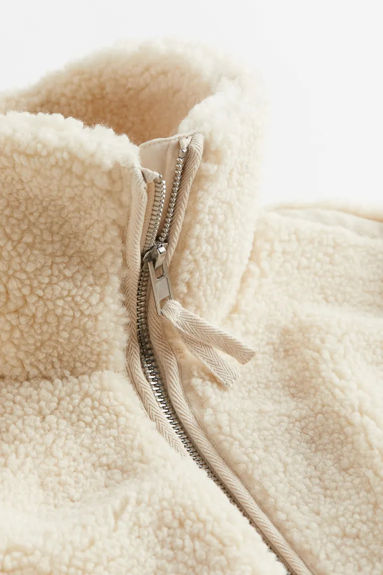 Talia | Cozy Women's Teddy Jacket with Zipper