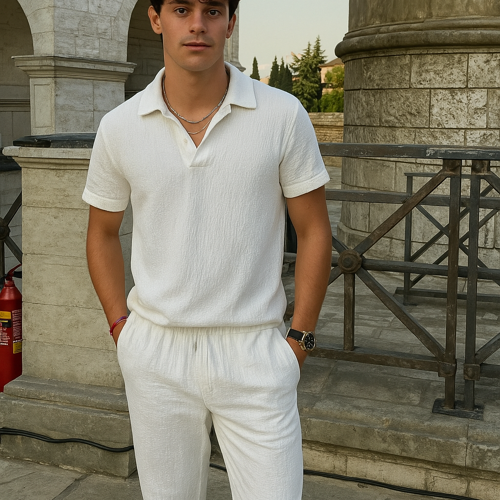 Miles - Classic Old Money Polo Set