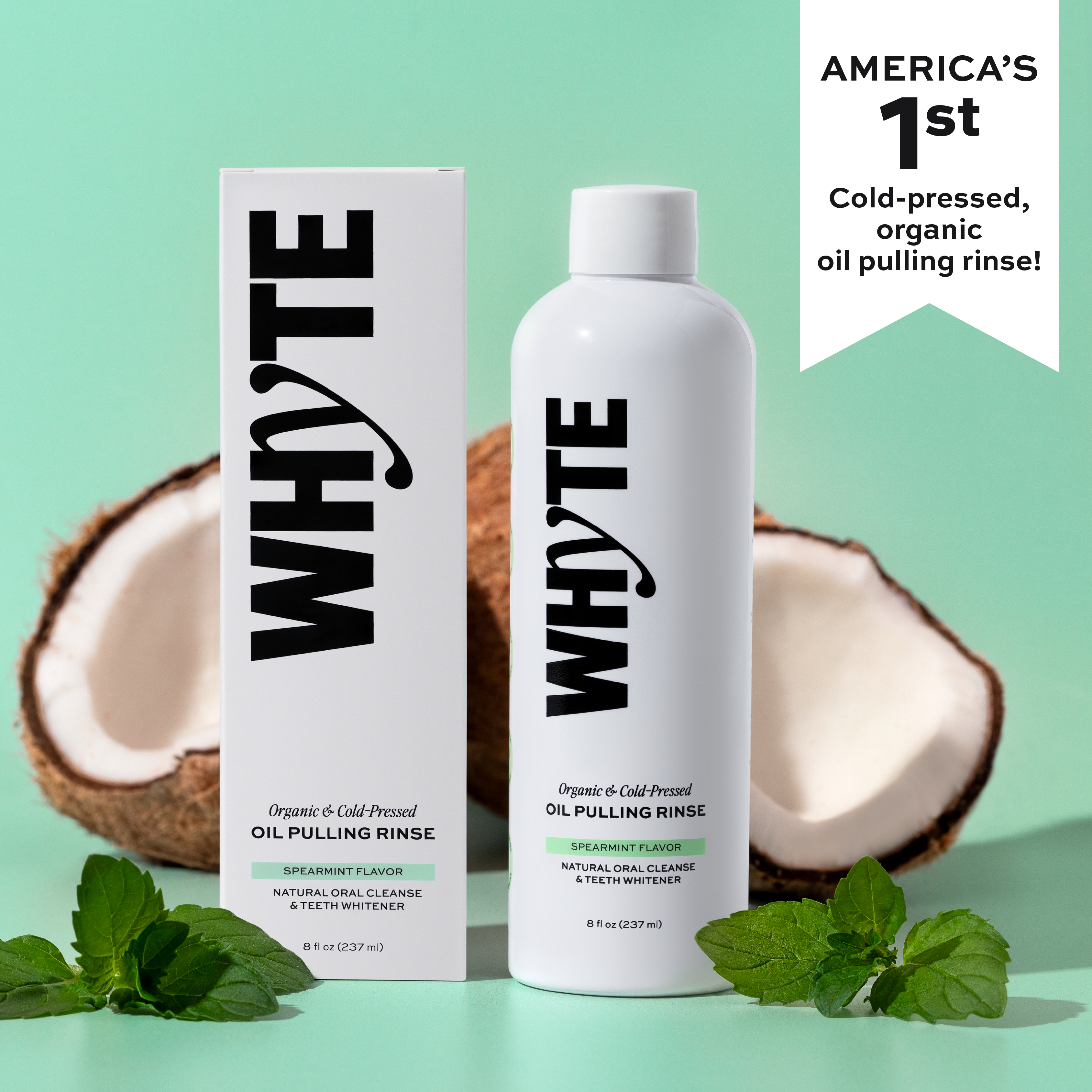 Spearmint Oil Pulling Rinse