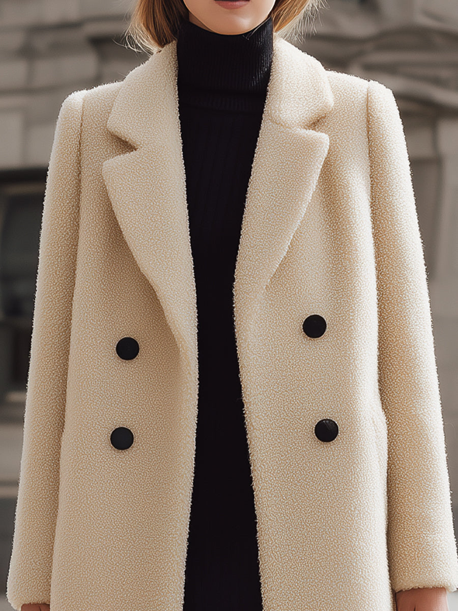 Elena | Textured Wool Coat - Alden & Archer