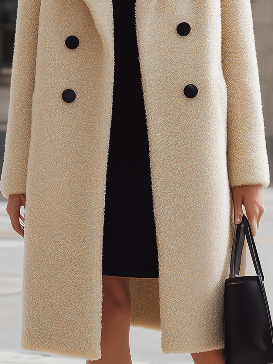 Elena | Textured Wool Coat - Alden & Archer