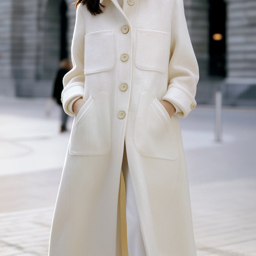 Elena | Oversized Pocket Coat - Alden & Archer