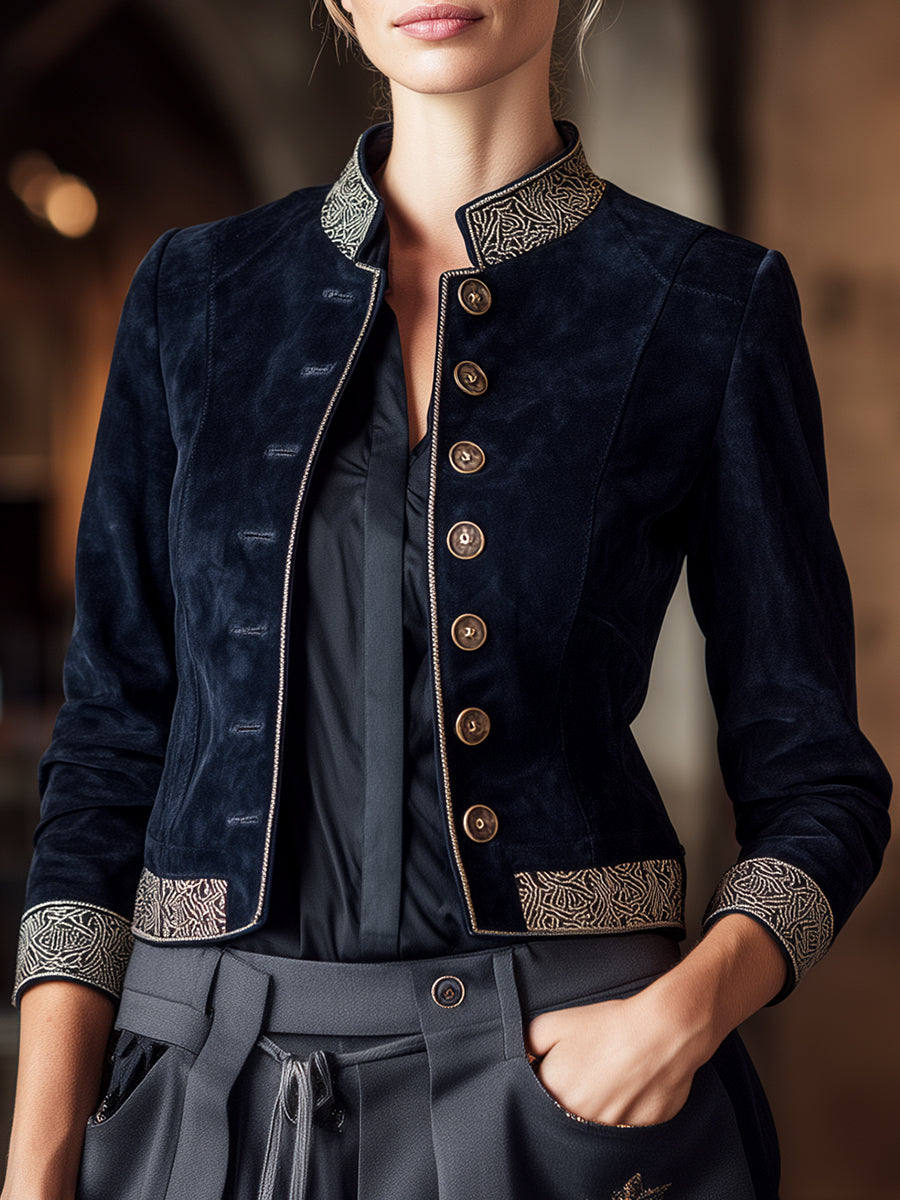 Navy | Military-Inspired Jacket - Alden & Archer