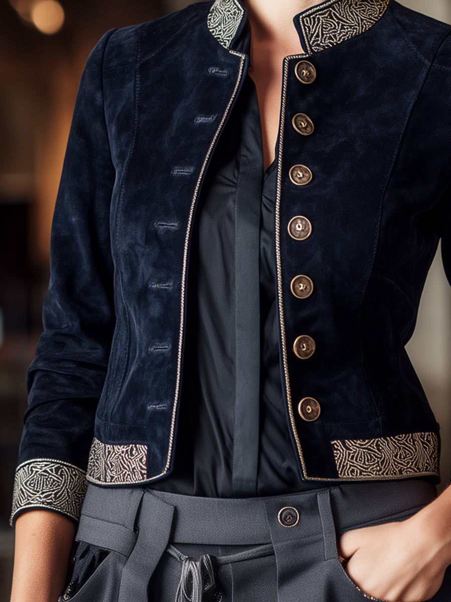 Navy | Military-Inspired Jacket - Alden & Archer