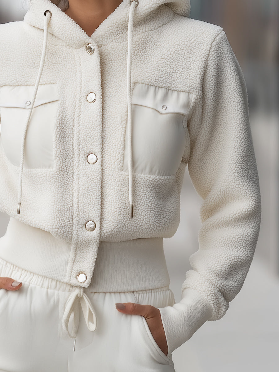 Elena | Cropped Hoodie Jacket - Alden & Archer