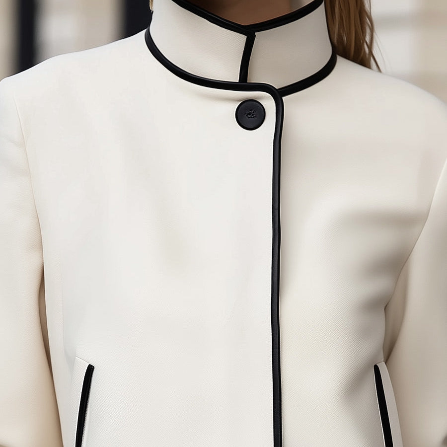 Elena | High Neck Jacket - Alden & Archer