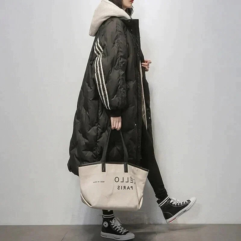 Daisy | Long Quilted Wintercoat for Women