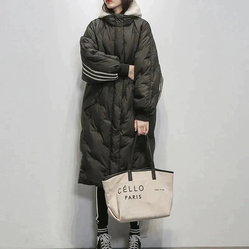 Daisy | Long Quilted Wintercoat for Women