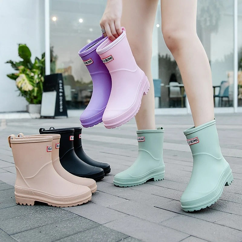 Olivia | Stylish Waterproof Rain Boots