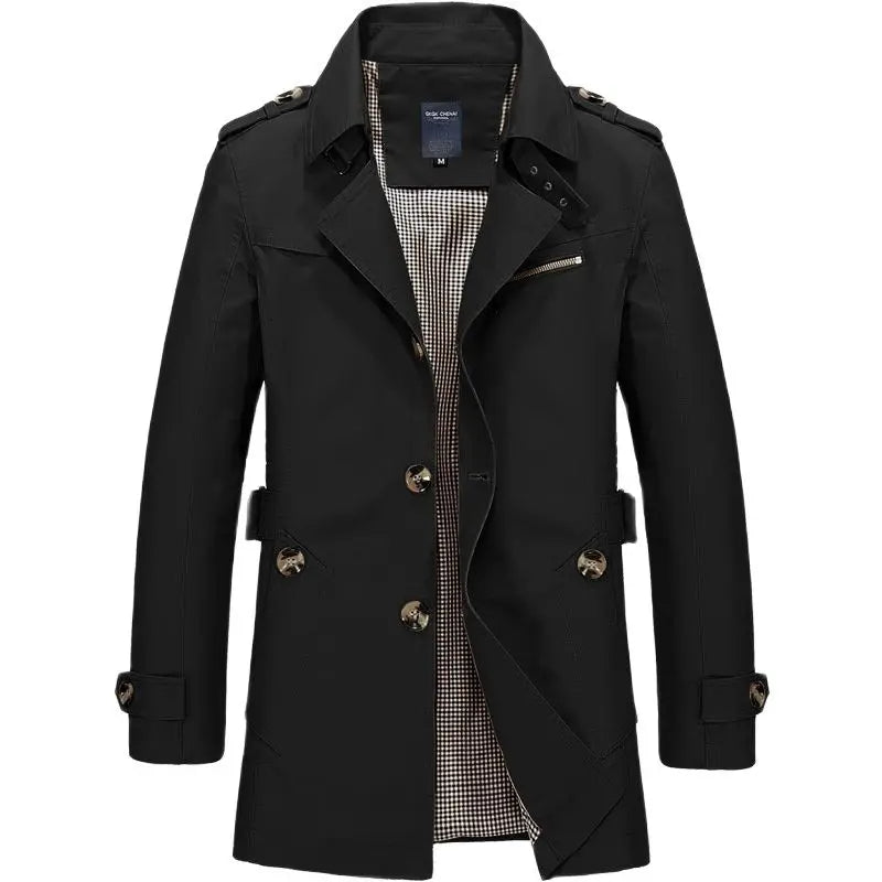 Men's Business Casual Trenchcoat