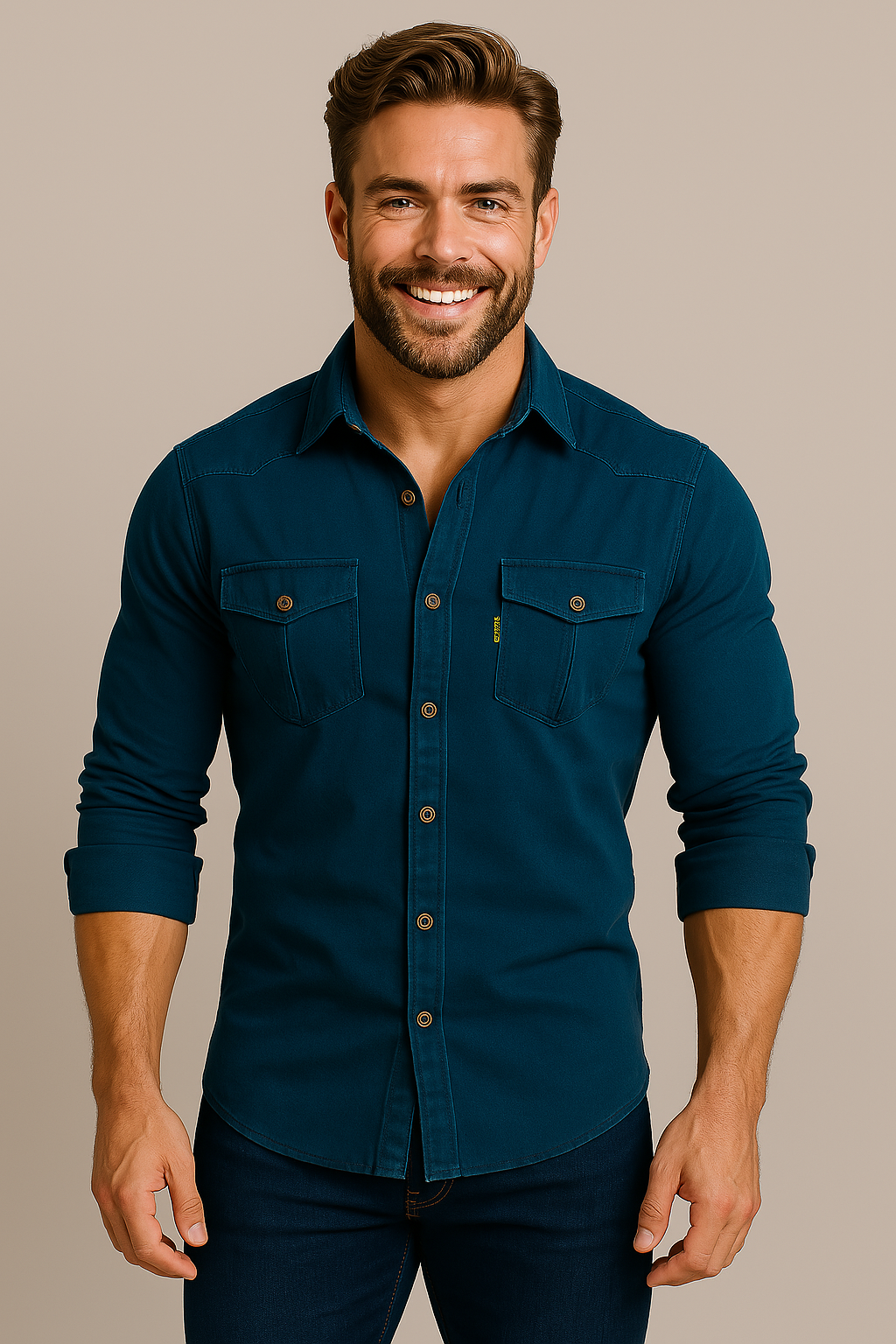 Men's Longsleeve Blouse
