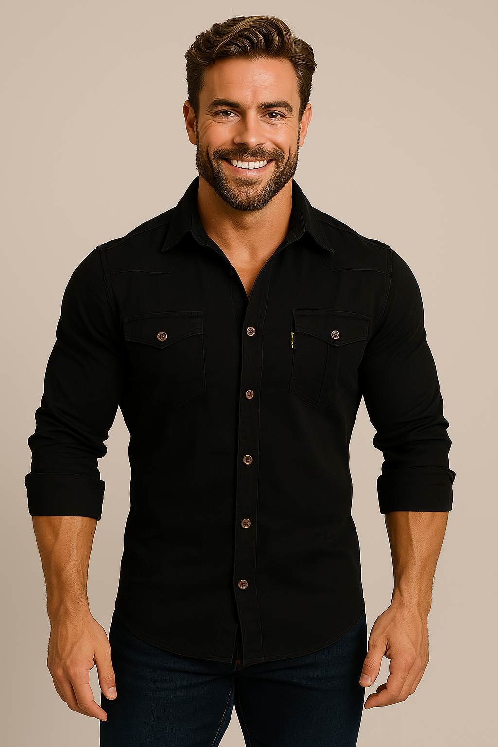 Men's Longsleeve Blouse