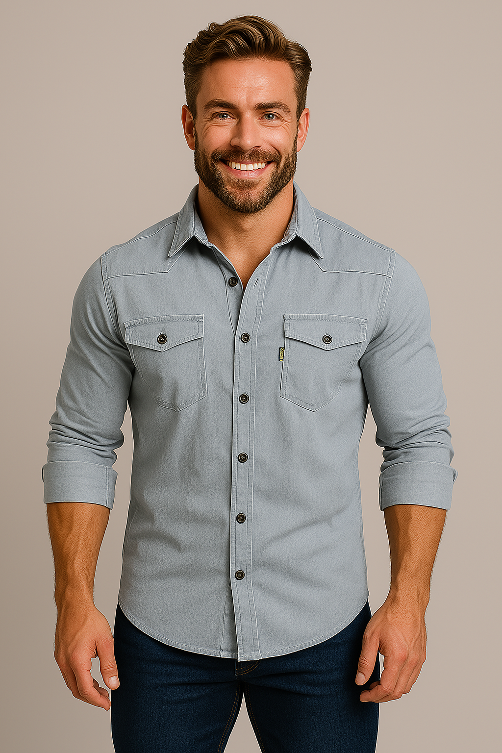 Men's Longsleeve Blouse