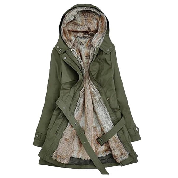 Sienna | Cozy Wintercoat with Faux Fur Lining