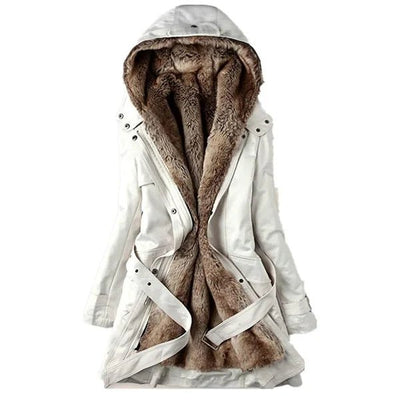 Sienna | Cozy Wintercoat with Faux Fur Lining