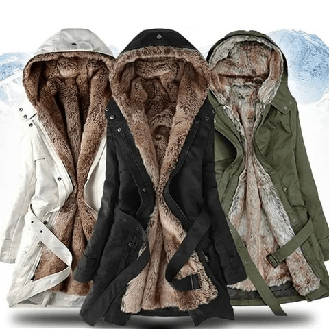 Sienna | Cozy Wintercoat with Faux Fur Lining