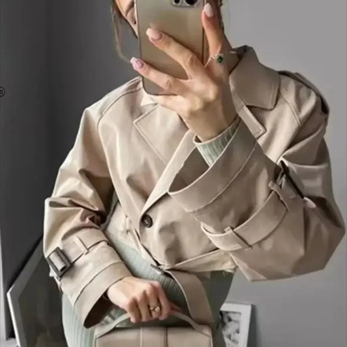 Emily | Women's Stylish Short Trench Coat