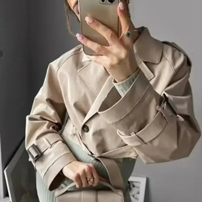 Emily | Women's Stylish Short Trench Coat