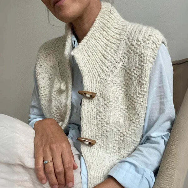 Penelope | Women's Winter Stand Collar Cardigan