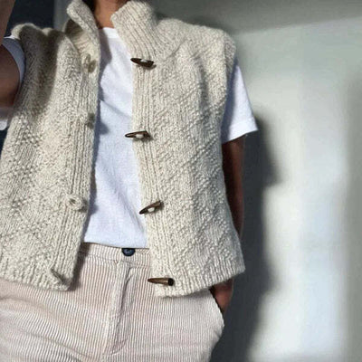 Penelope | Women's Winter Stand Collar Cardigan