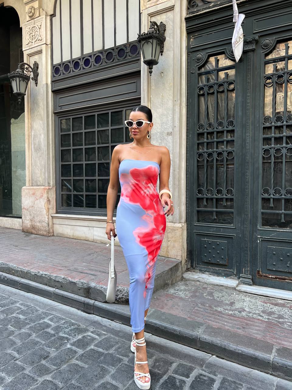 Flower Bandeau Dress