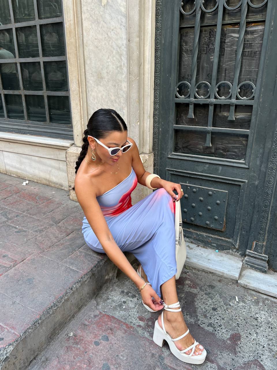 Flower Bandeau Dress