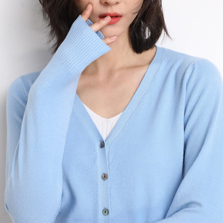 Olivia | Women's Casual V-Neck Knit Cardigan