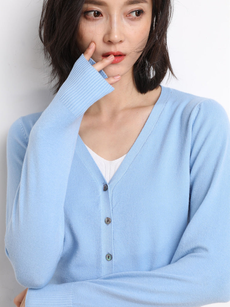 Olivia | Women's Casual V-Neck Knit Cardigan