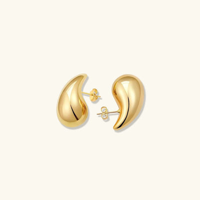 Sandra Teardrop Earrings (gold finish)