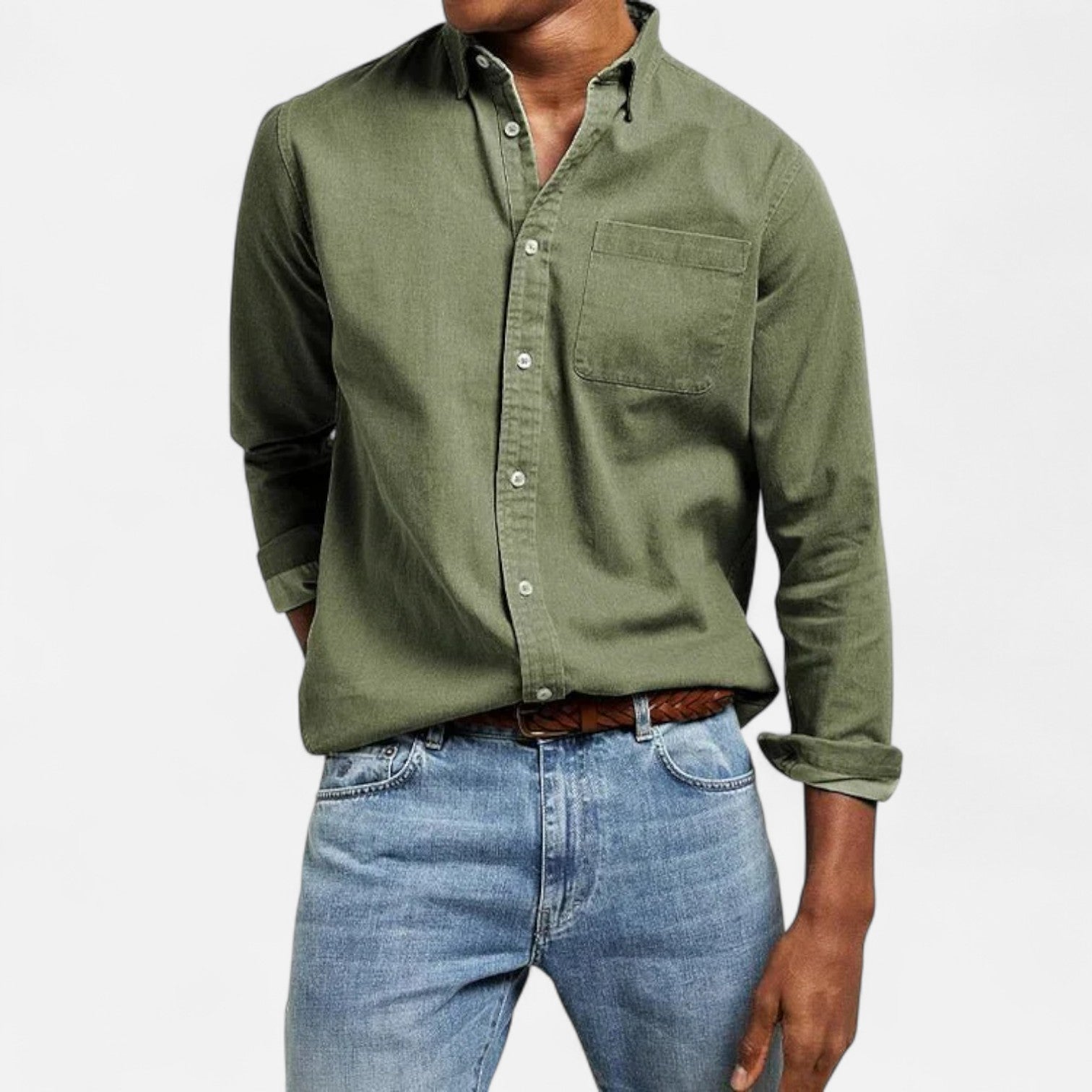 Men’s Casual Business Shirt – Refined Versatility, Everyday Sophistication