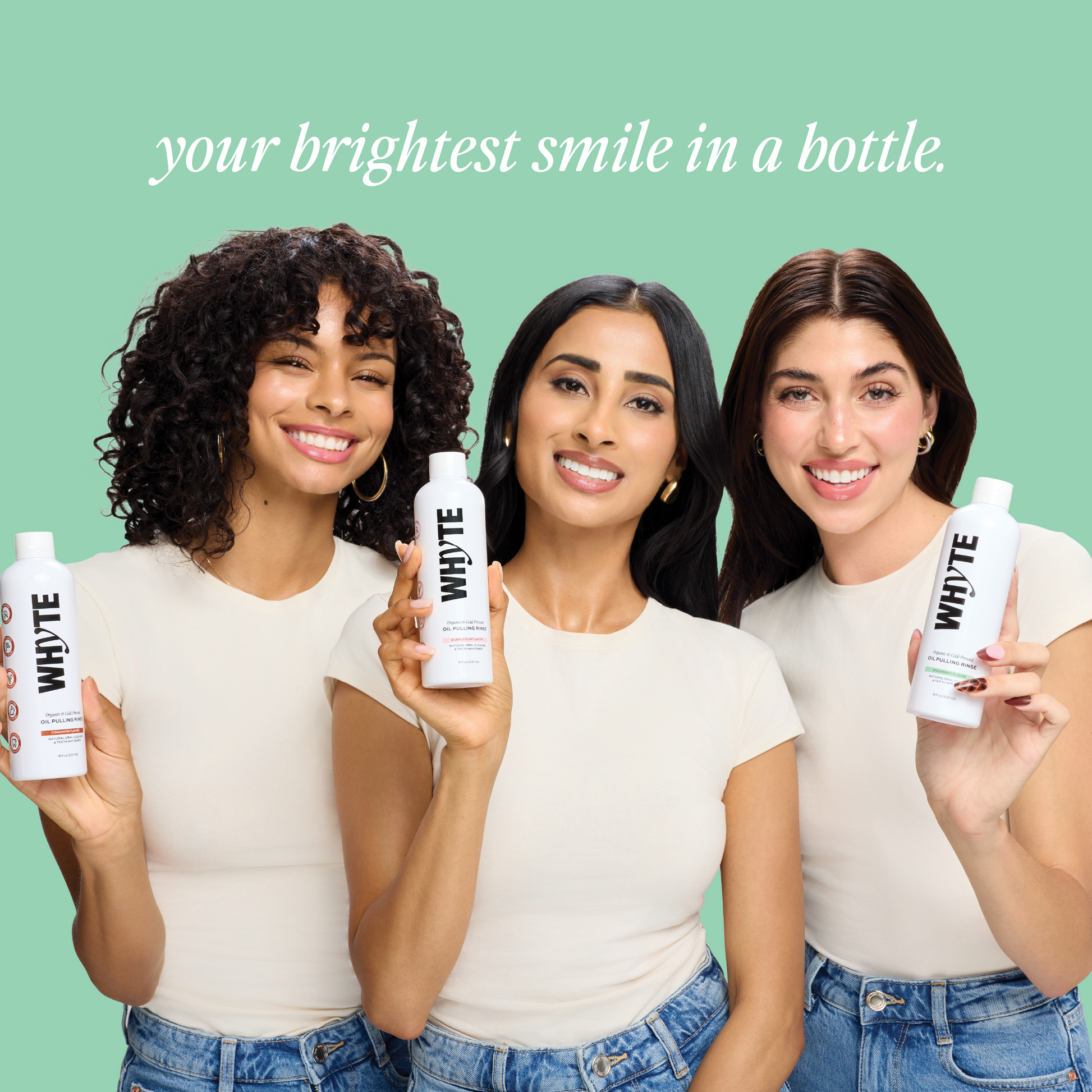 Spearmint Oil Pulling Rinse