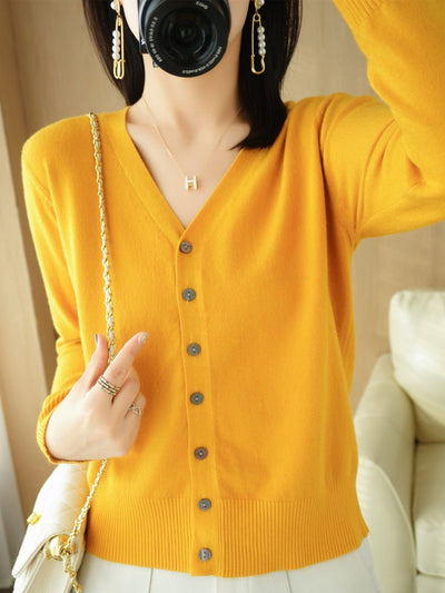 Olivia | Women's Casual V-Neck Knit Cardigan
